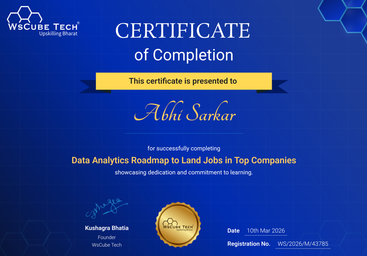 Data Analytics Roadmap