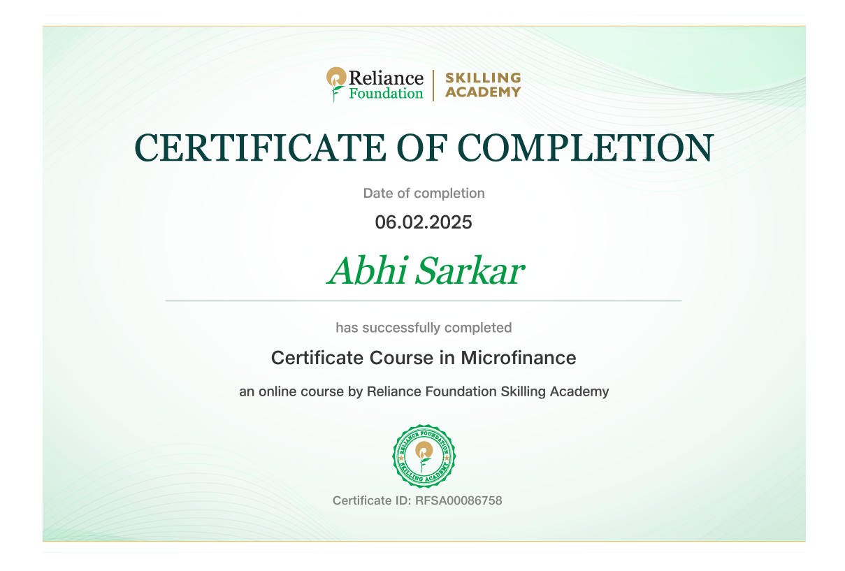 Microfinance Fundamentals